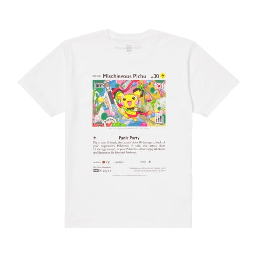 Mischievous Pichu Kids T-shirt (White)100/110/120/130/140