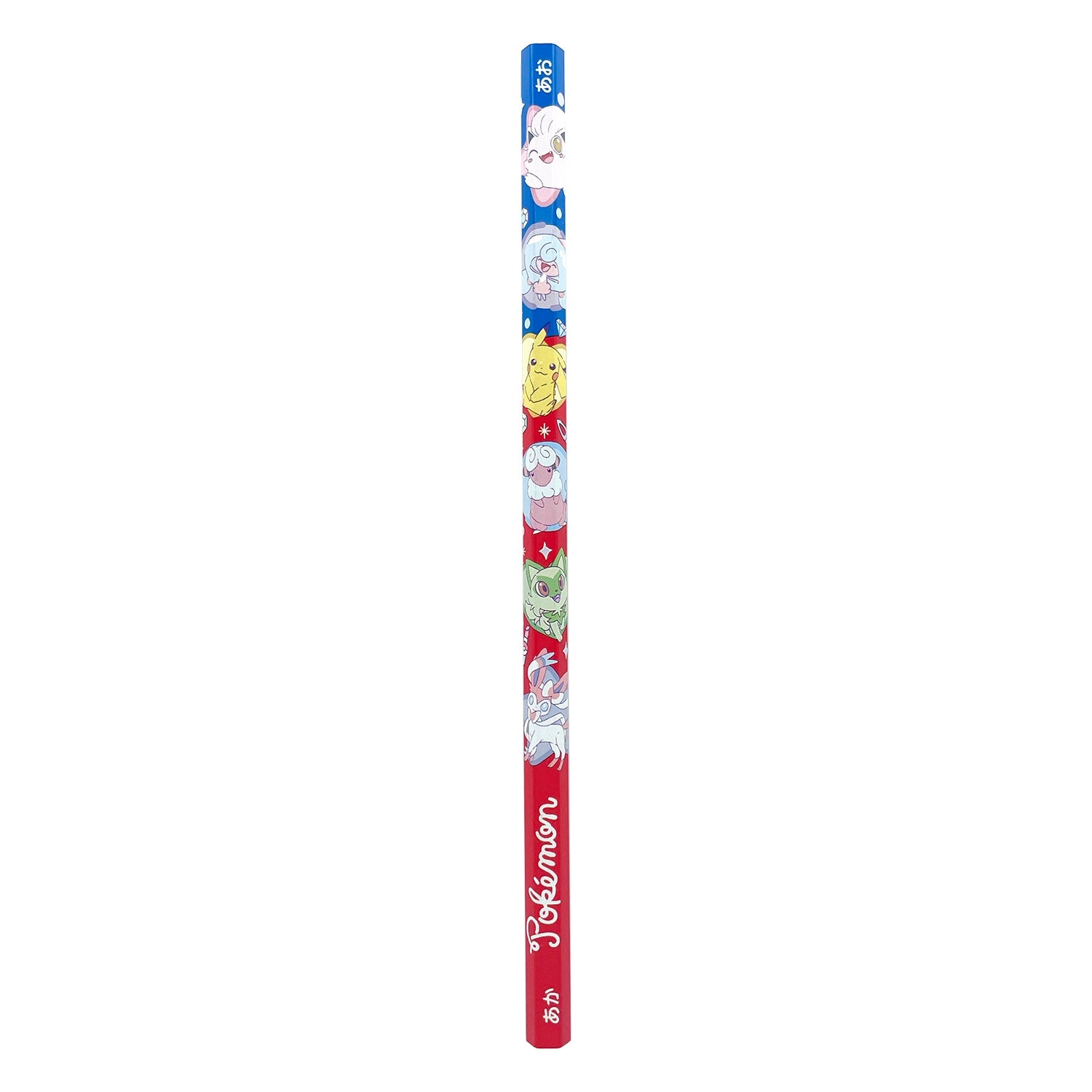 Red & Blue Pencil from Pokémon Center Japan with collectible packaging