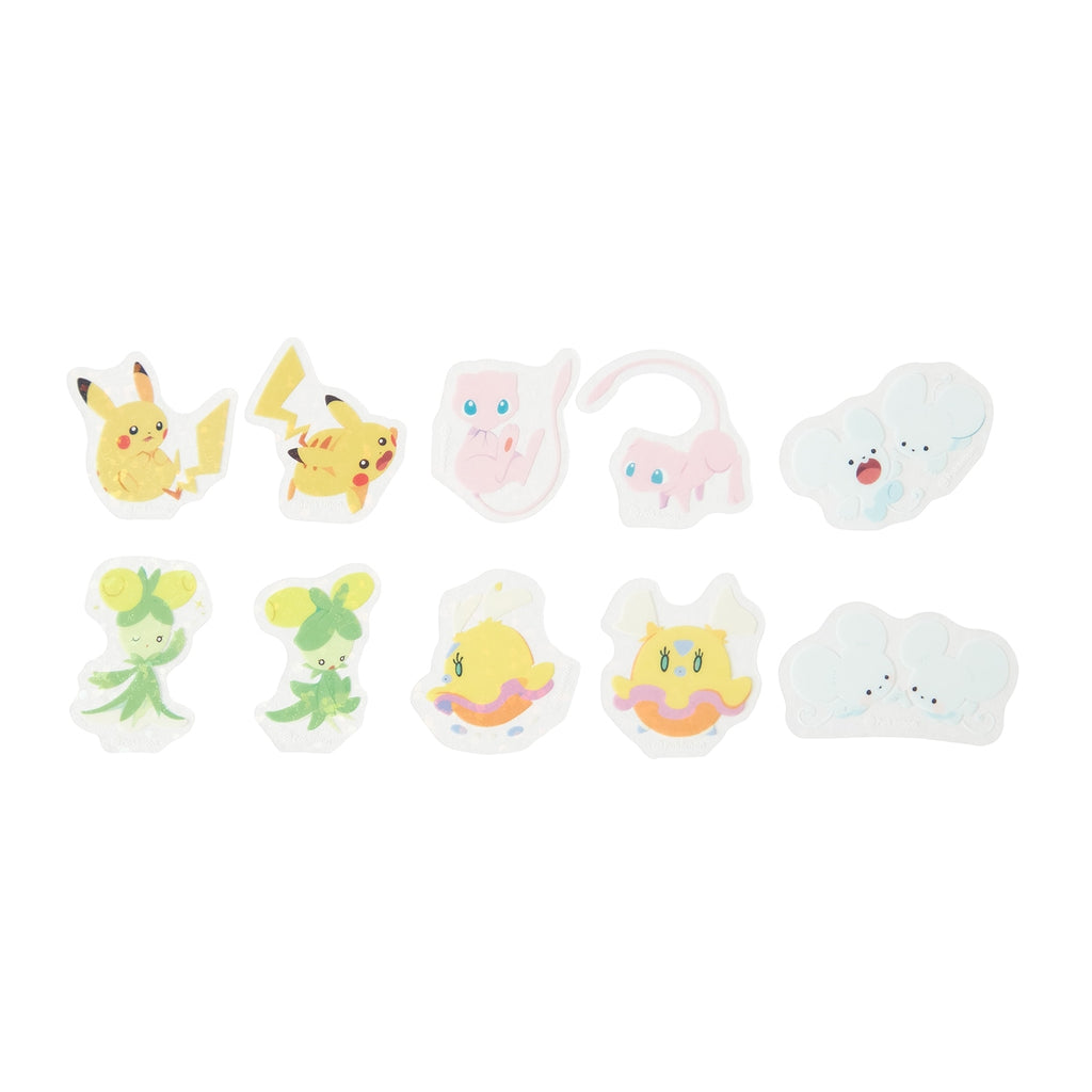 Close-up of Caterpie sticker from Japan, part of the official Pokemon Center Japan release