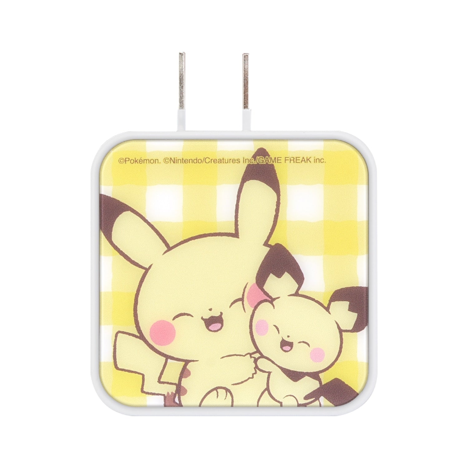 Pokepiece USB/USB Type-C AC adapter Pikachu & Pichu