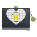 Pikachu mini wallet heart window series from Japan, featuring Electric-type Pokemon