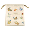 Gusseted drawstring bag/ENJOY TEA TIME