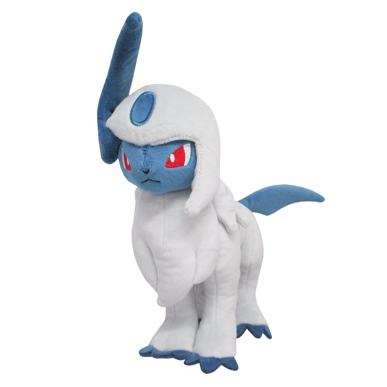 Absol stuffed toy from Japan, cute Pokemon plushie with detailed face and ears, 21cm tall