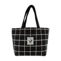Mini tote bag fluffy Sagara Blacky