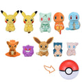 Petit Pokemon plushie in monster ball case from Japan, cute design