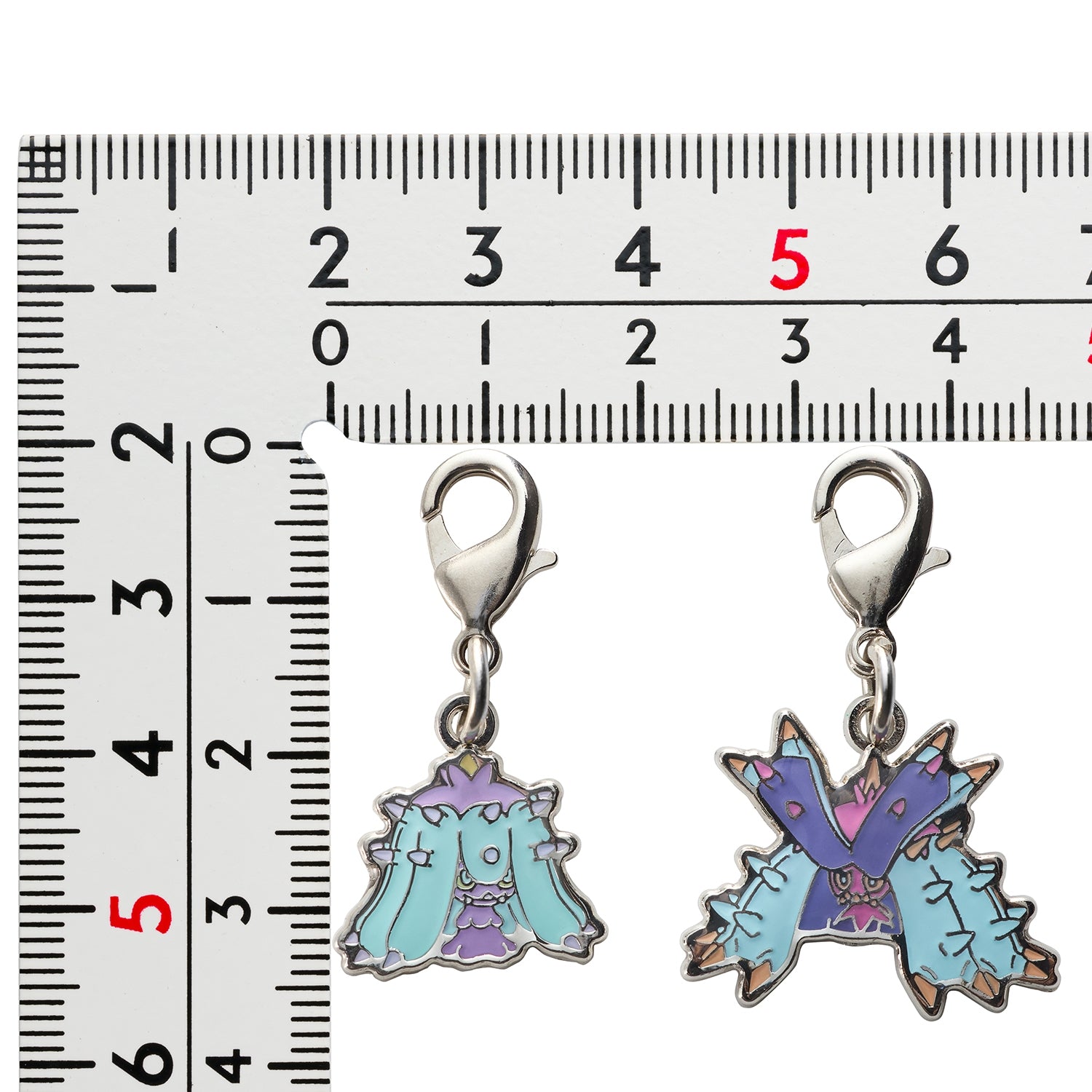 Authentic Pokemon Center Japan Metal Charm 747/748, collectible item from Japan with official packaging