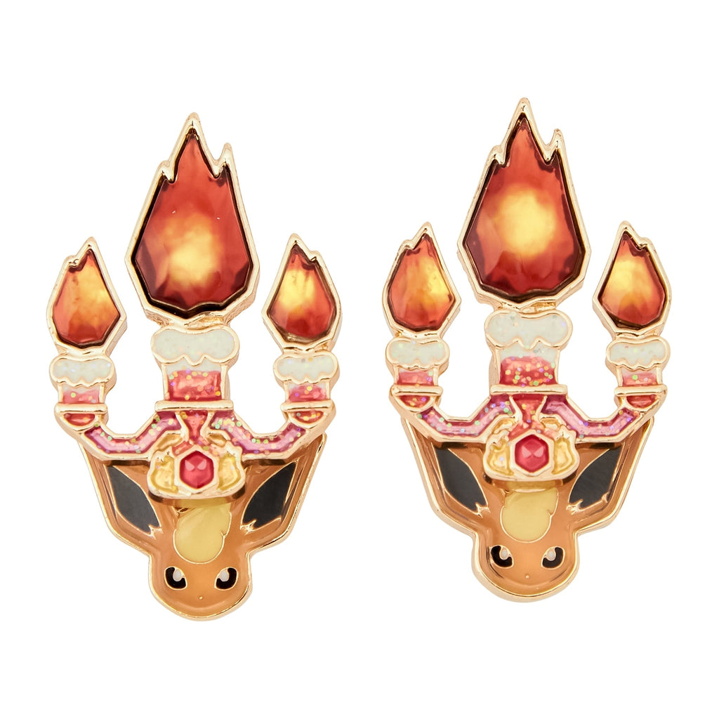 Pokémon accessory earrings fire terrace booster