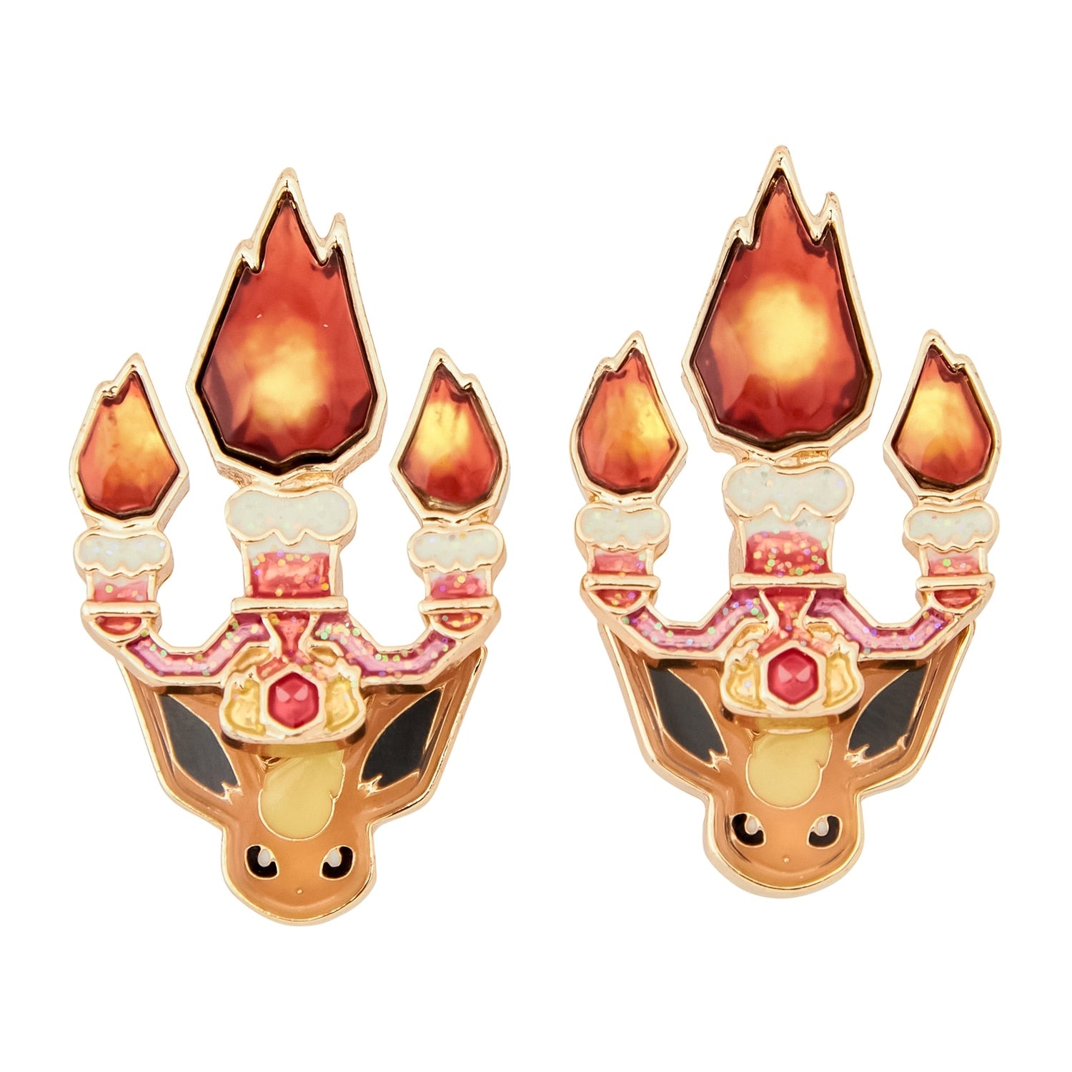 Pokémon accessory earrings fire terrace booster