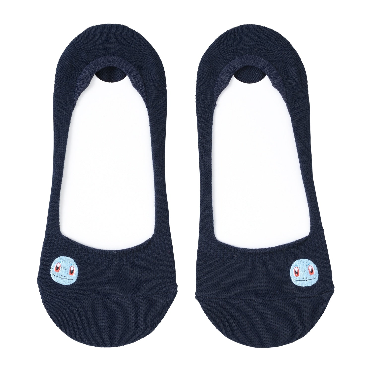 [Choice] Cover socks, shallow shoes, one point plain, Squirtle NV (25-27cm)