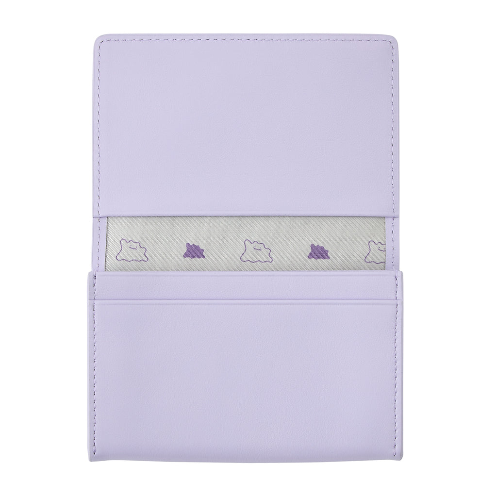 Genuine leather business card holder Metamon