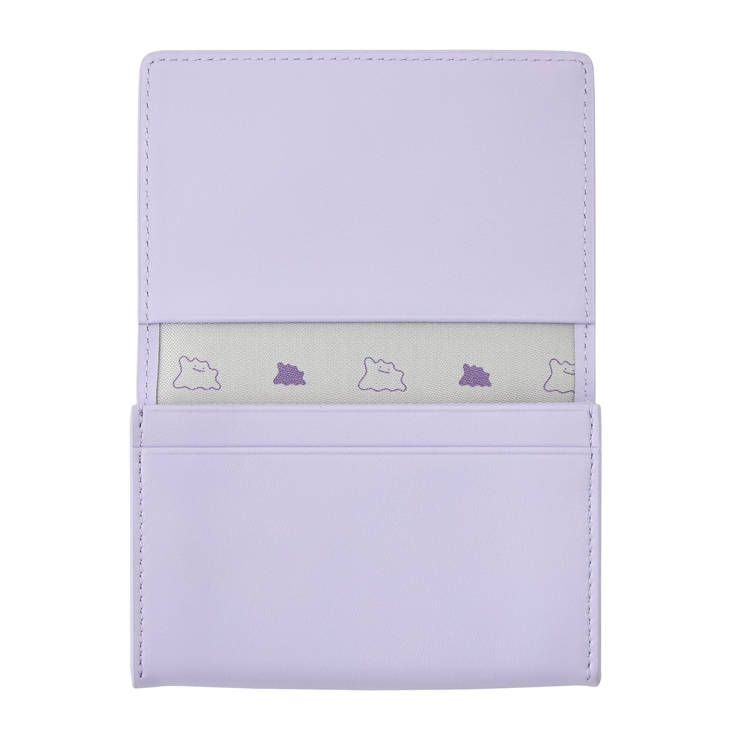 Genuine leather business card holder Metamon