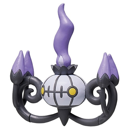 Moncolle Chandelure figure from Japan, detailed flame design