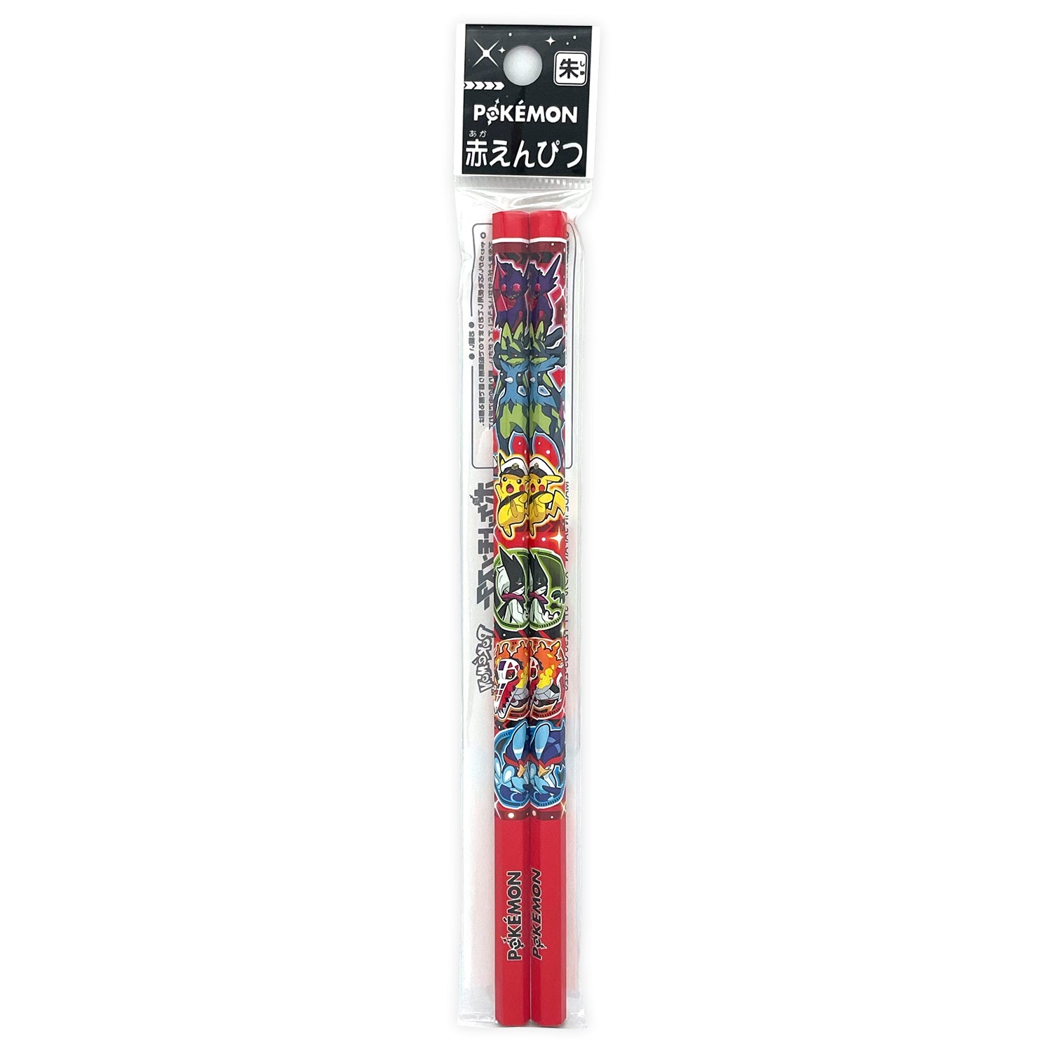 Pokemon Red Pencil from Japan, 0.7x17.7cm collectible item with vibrant red color