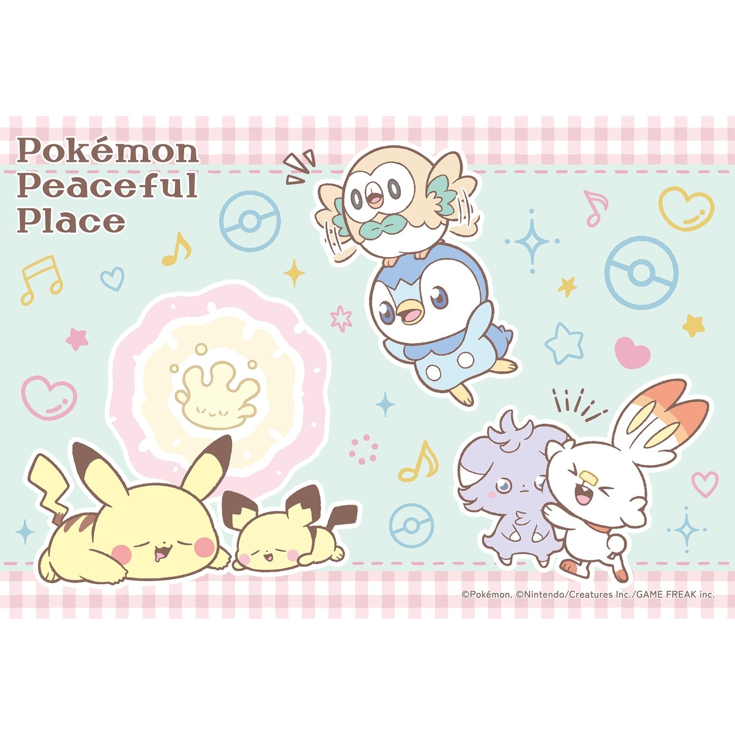 Puzzle 300-3102 Poke Piece Friends from Japan, colorful puzzle pieces