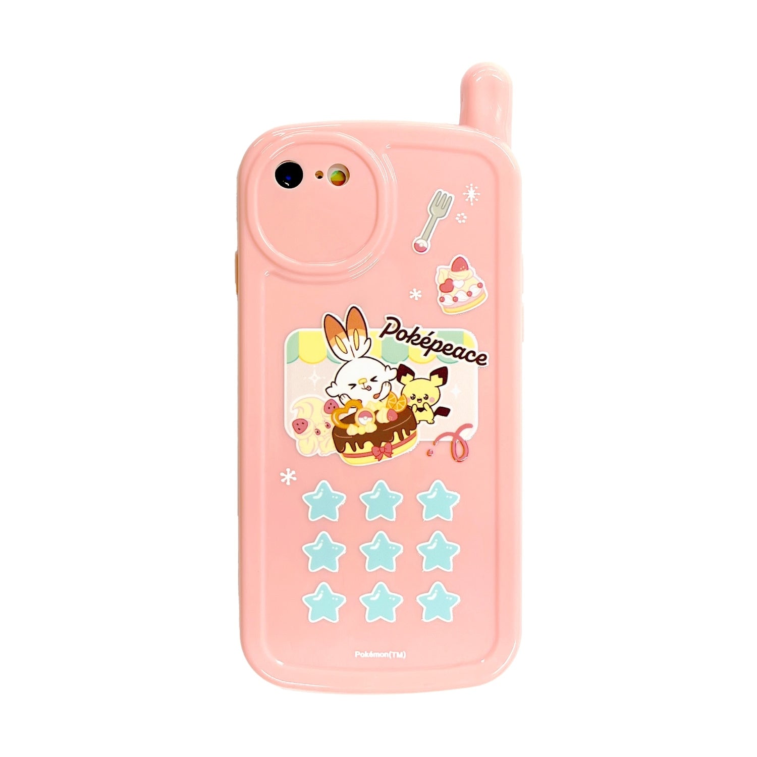 Pokepiece iPhone SE (3rd generation/2nd generation) 8/7 compatible retro feat...