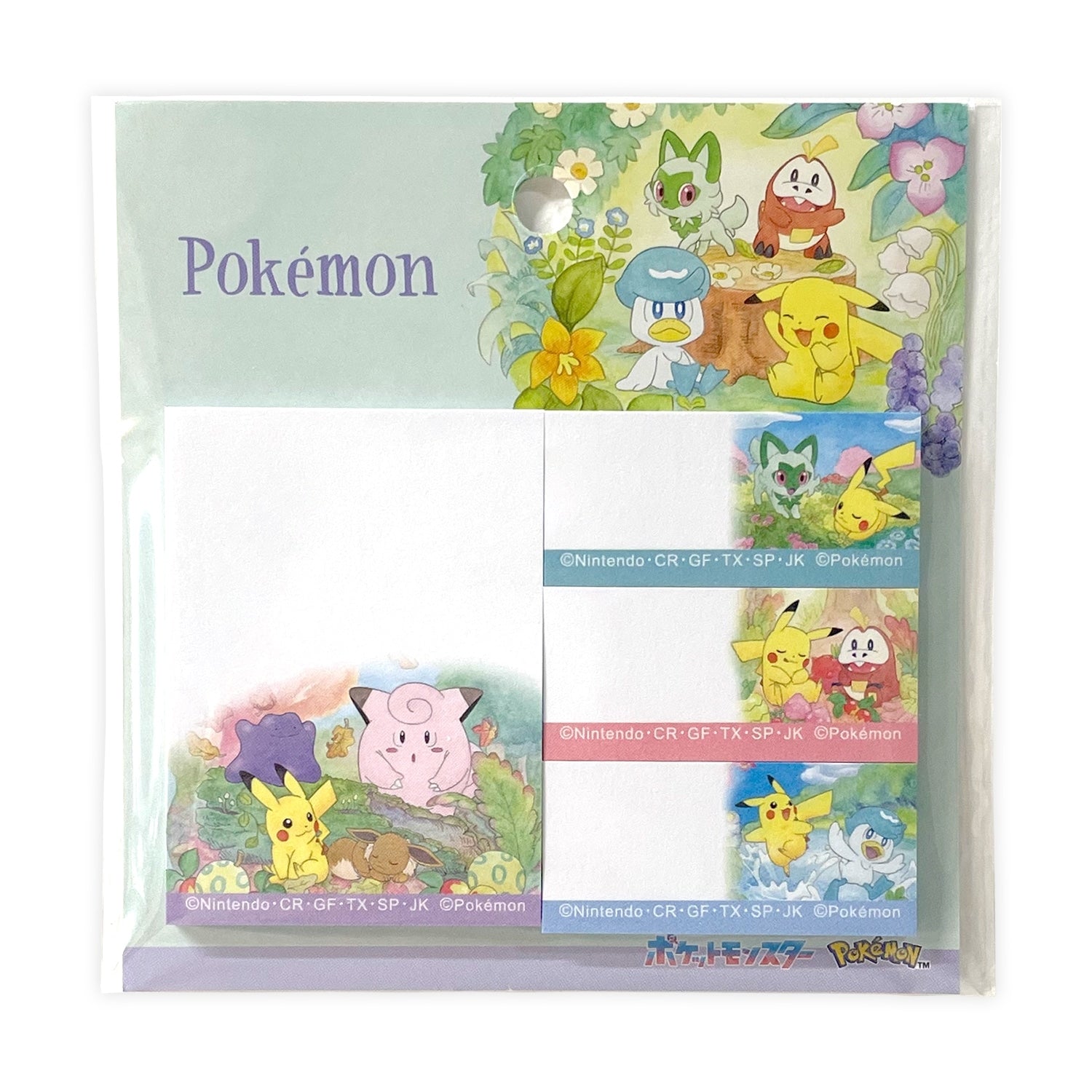 Sticky one scene art series from Japan, featuring a Pokemon character