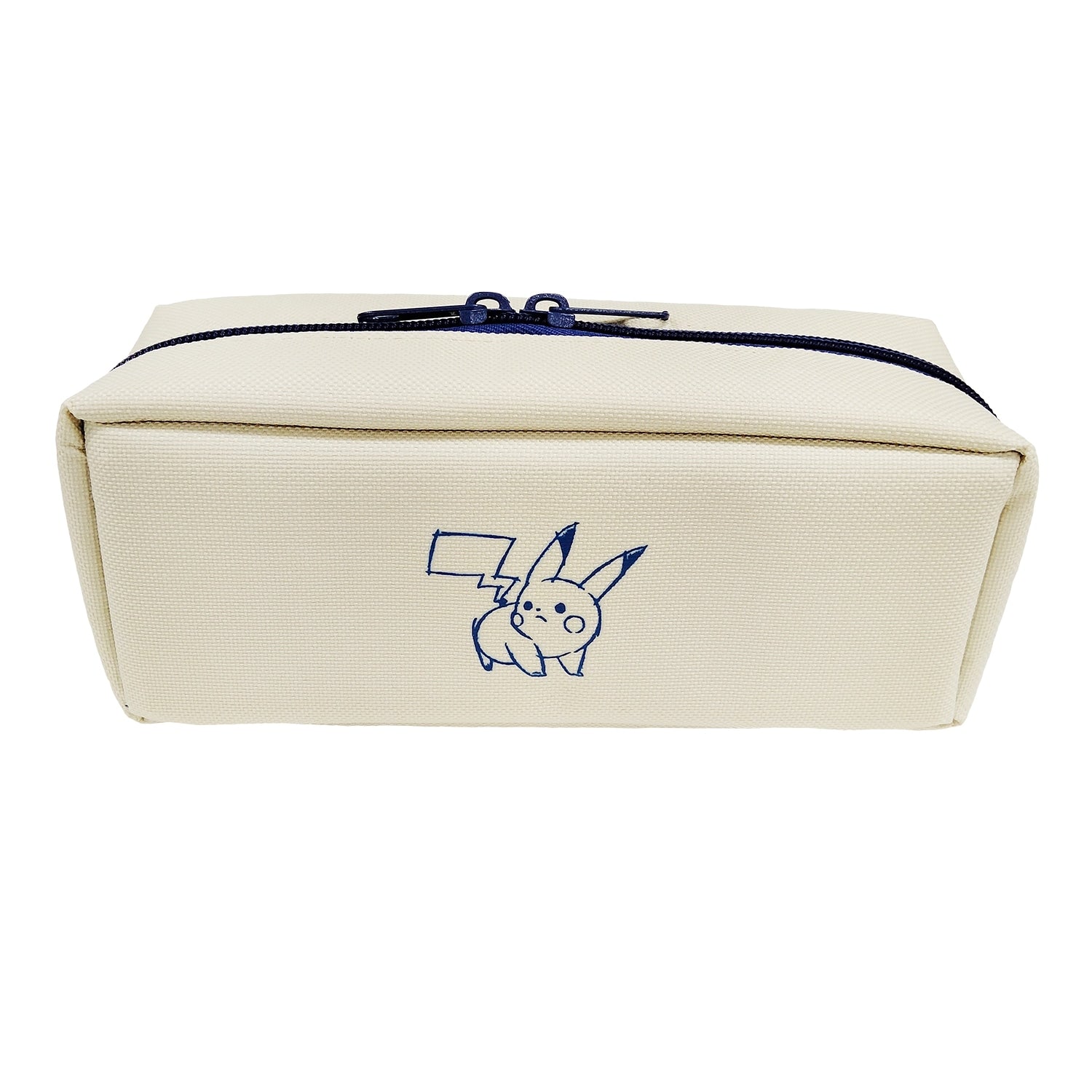 Ivory Pikachu number025 pen case with official Pokemon Center logo from Japan