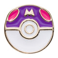 Pokémon Master Ball Earrings with shiny finish from Japan