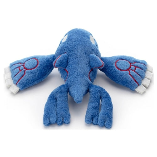 Close-up of Kyogre plush toy face with detailed expression from Japan