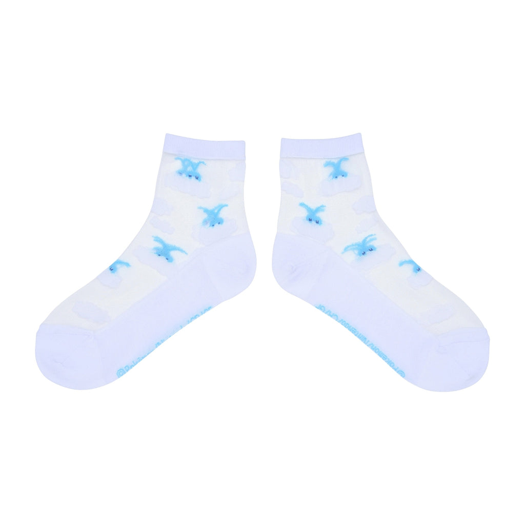 [Choice] Middle socks see-through chilt (23-24cm)