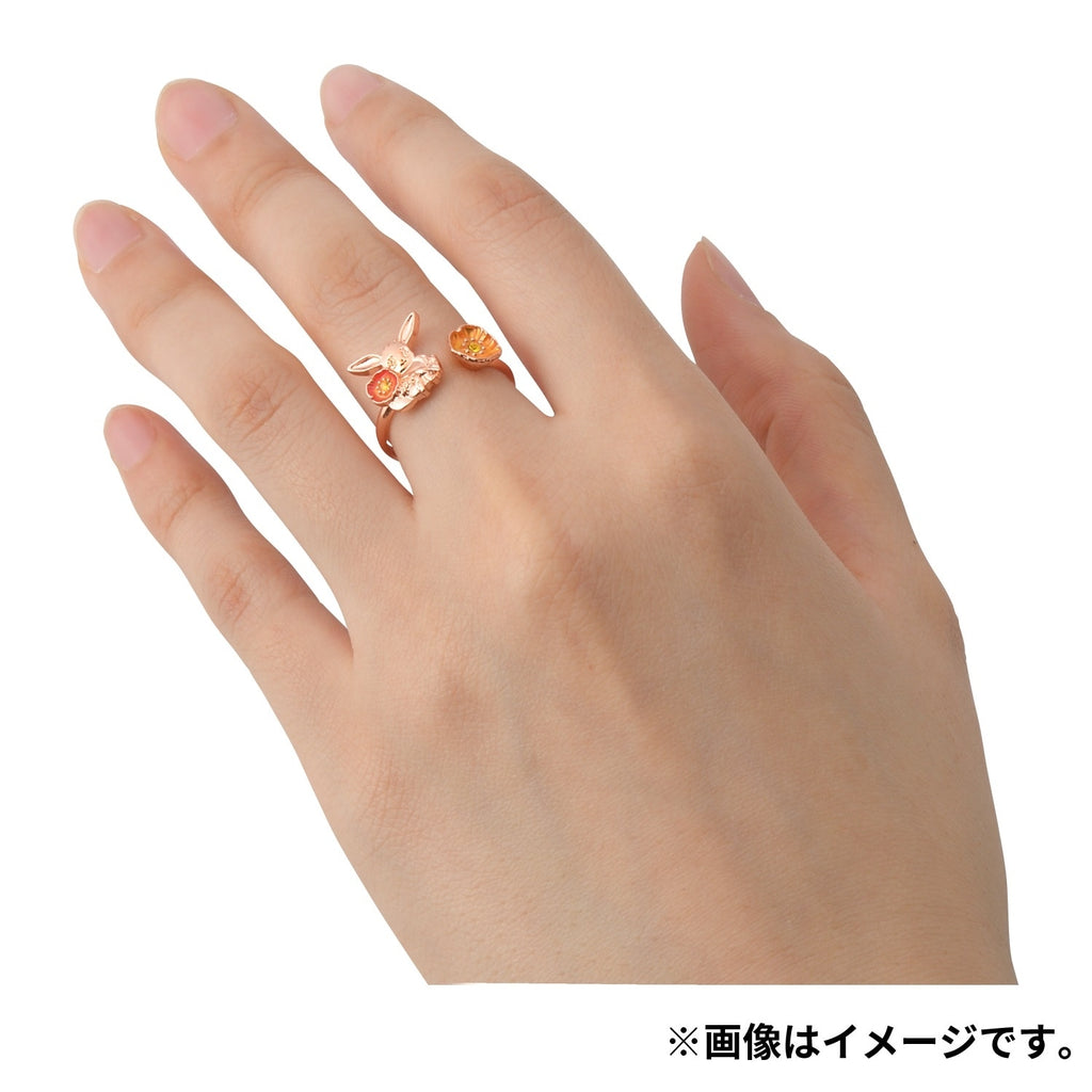 Ring Fleur de Coquelicot Pokemon collectible with detailed anime artwork from Japan
