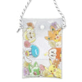 PVC shoulder pouch flower