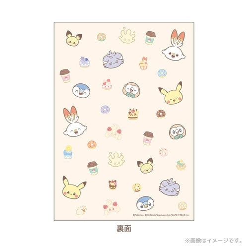 Pokepiece A5 notebook with colorful illustrations, official Pokemon Center Japan product