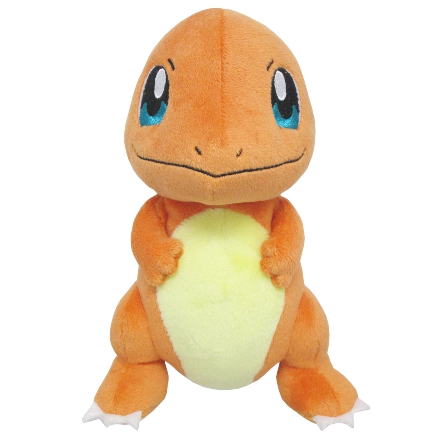 Authentic Charmander stuffed toy from Pokemon Center, detailed facial expression and pose from Japan