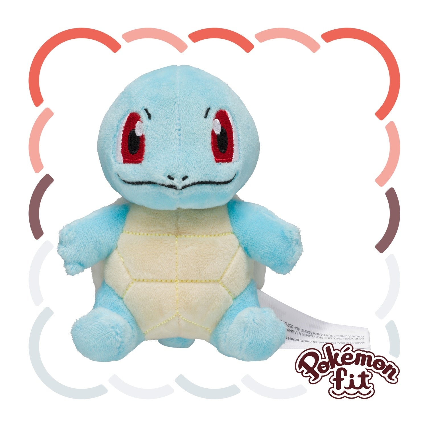 Squirtle Plush from Japan with blue shell and cute face