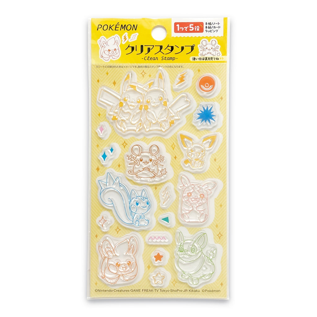 Pokemon Clear Stamp E from Japan, featuring official character design