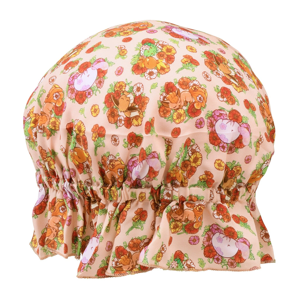 Silk nightcap Fleur de Coquelicot