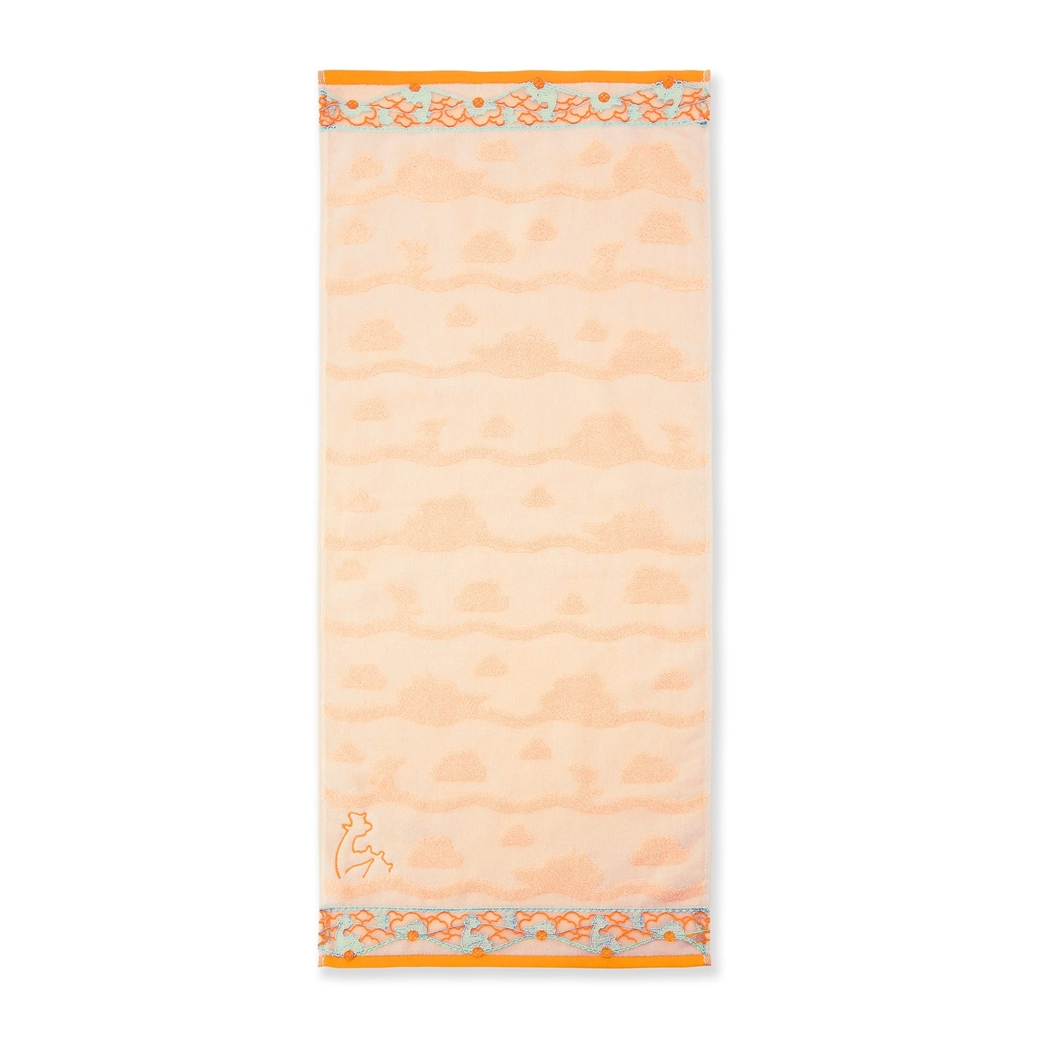 Pokemon face towel with Evening Calm Song design from Japan, vibrant colors