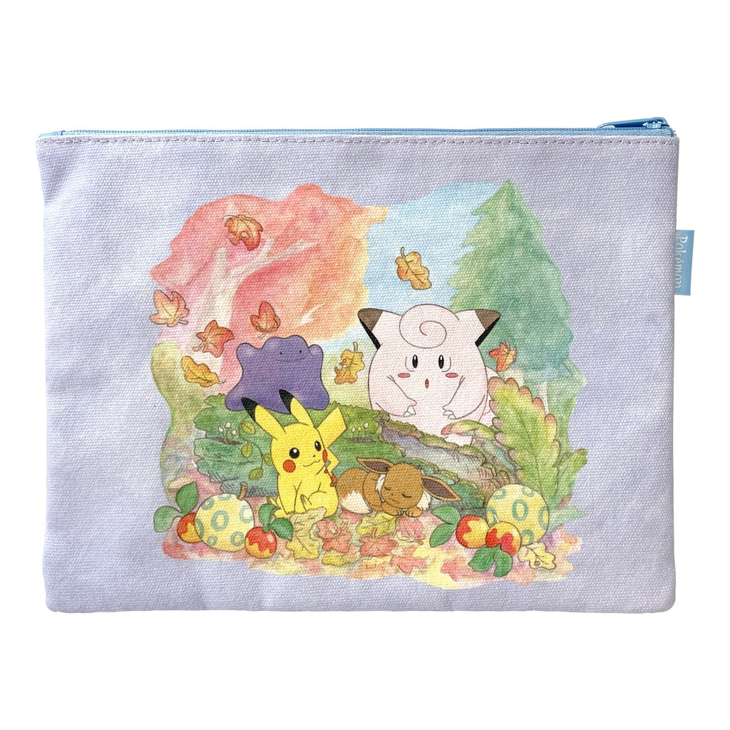 Authentic Japan Pokemon Center Flat Pen Pouch, collectible item with unique design
