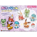 Puni Gel Eevee set from Japan, featuring pink and blue gel bags