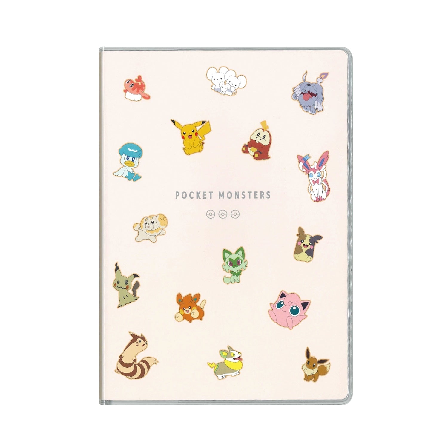 Pokemon Notebook with colorful characters from Japan