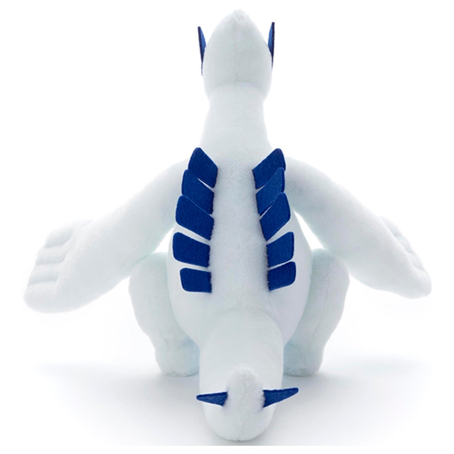 Pokemon Lugia plush toy sitting down, made in Japan with high quality