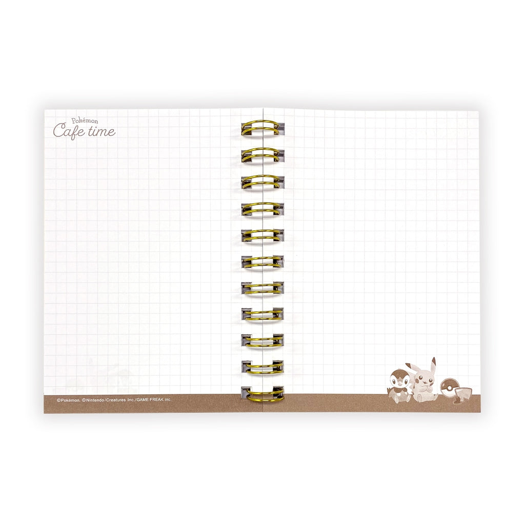 Japanese Pokemon notebook with 1.8cm ring binding and 135g weight