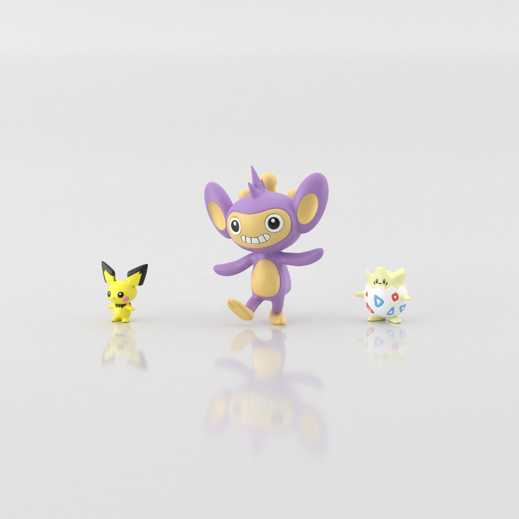 Pokemon Scale World Johto Region 10 Pichu & Togepi & Aipum