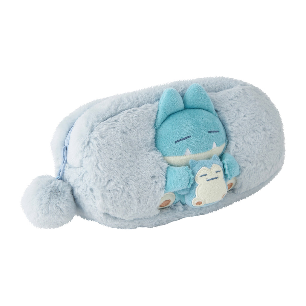 Fluffy Pouch Little Daydream Gombe and Snorlax Plush