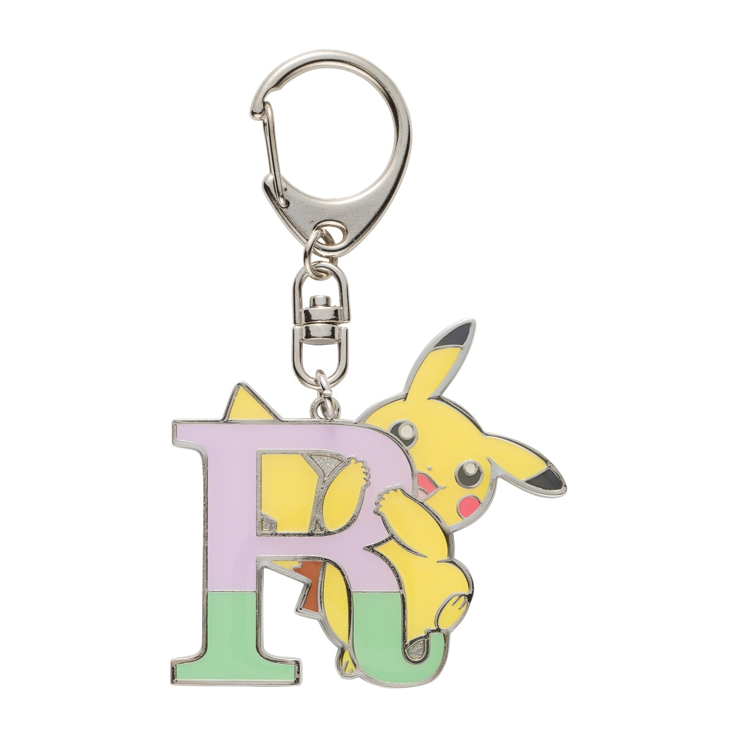Pikachu keychain figure with electric details from Japan