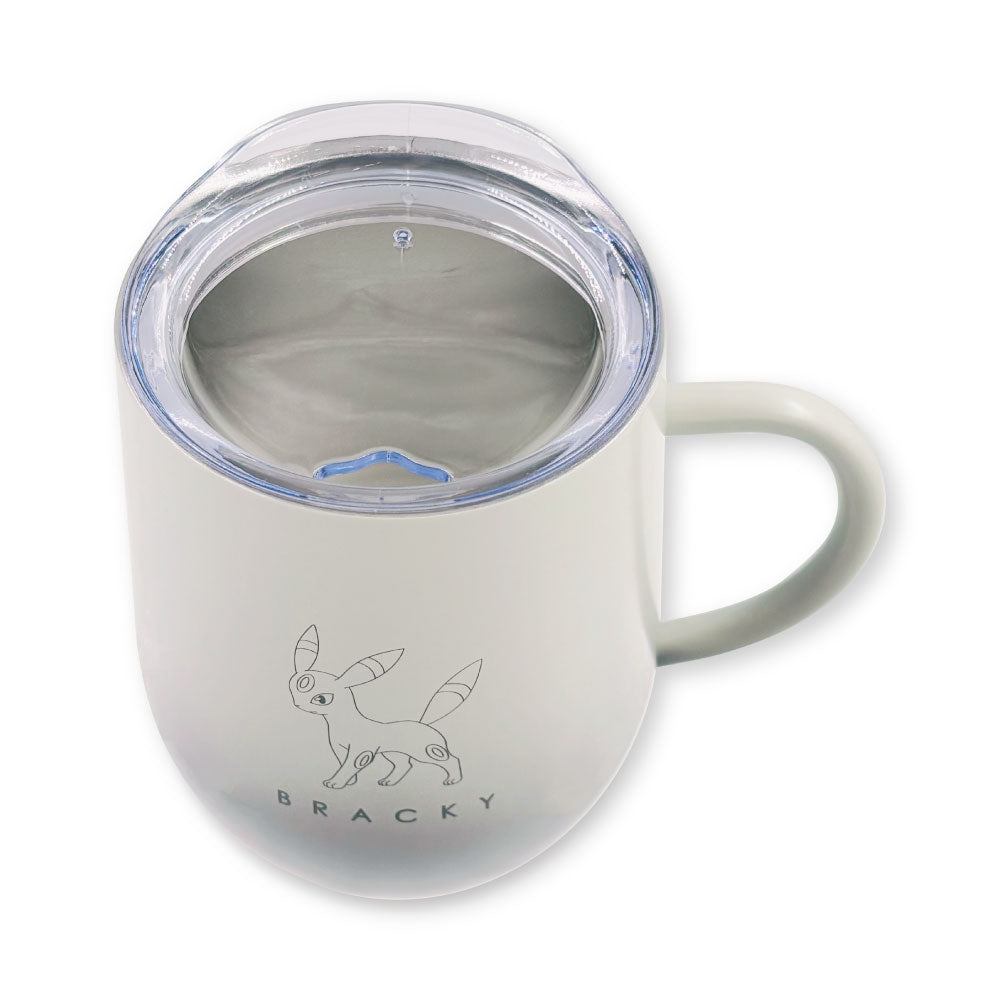 Stainless steel mug blacky with gradation lid