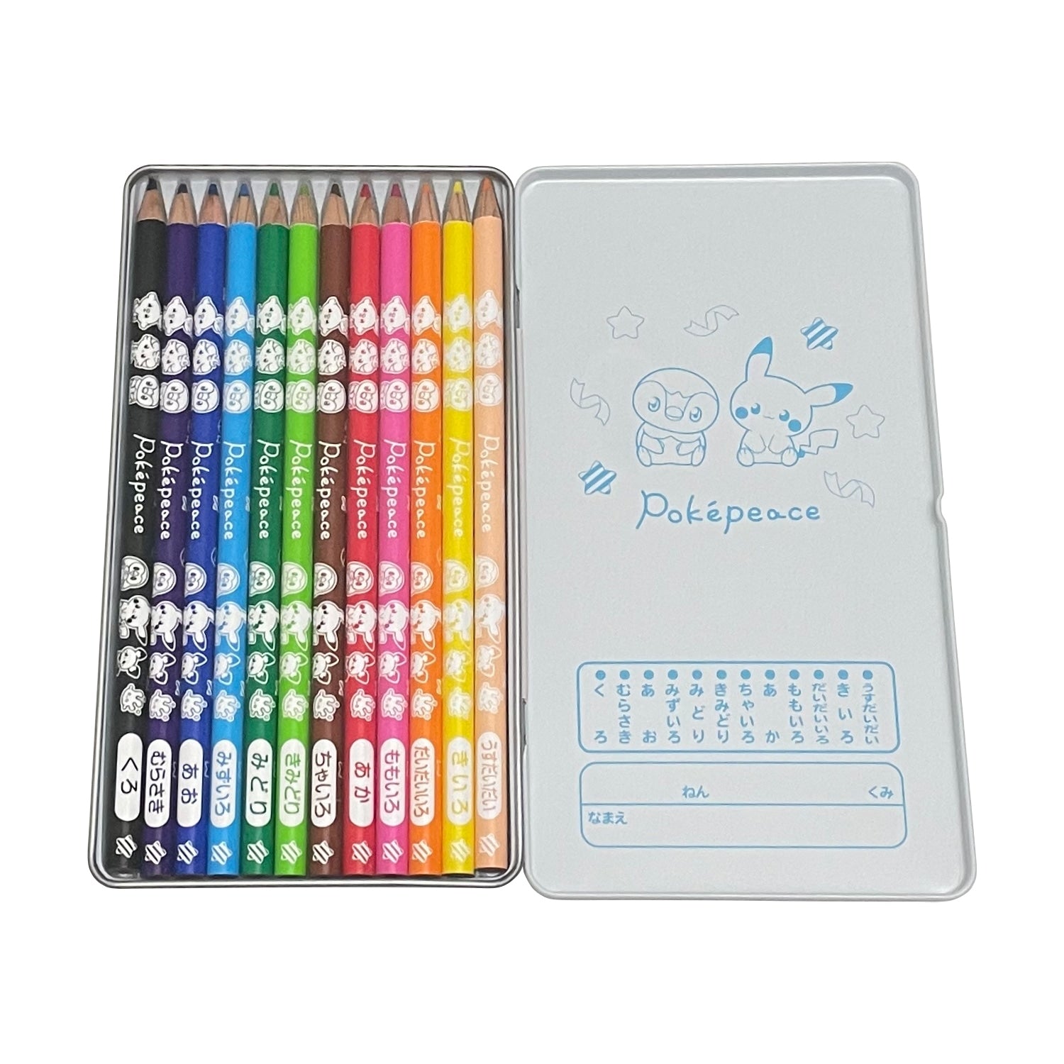 Official Pokemon Center Japan Butterfree collectible item, a set of colored pencils with unique packaging from Japan