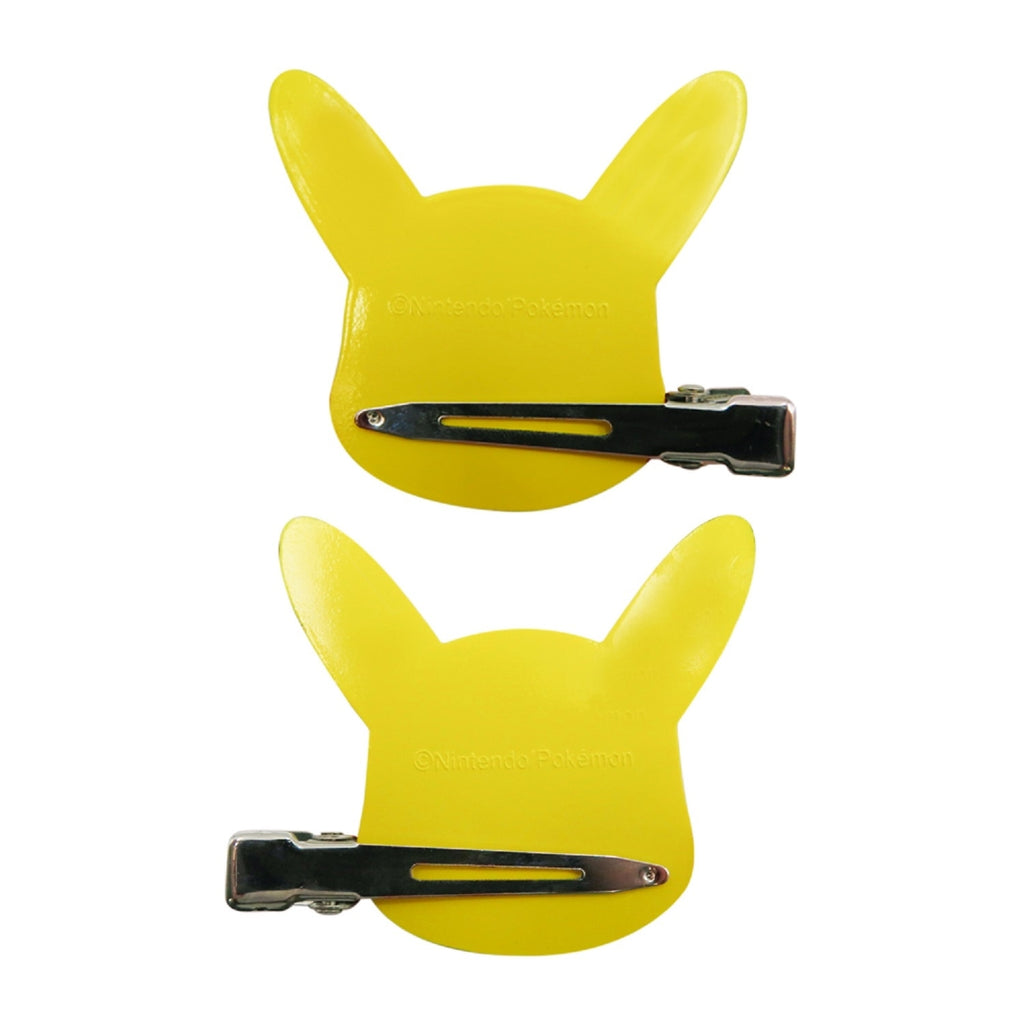 Authentic Japanese Pikachu hair clip with detailed Pikachu face, sourced from Japan
