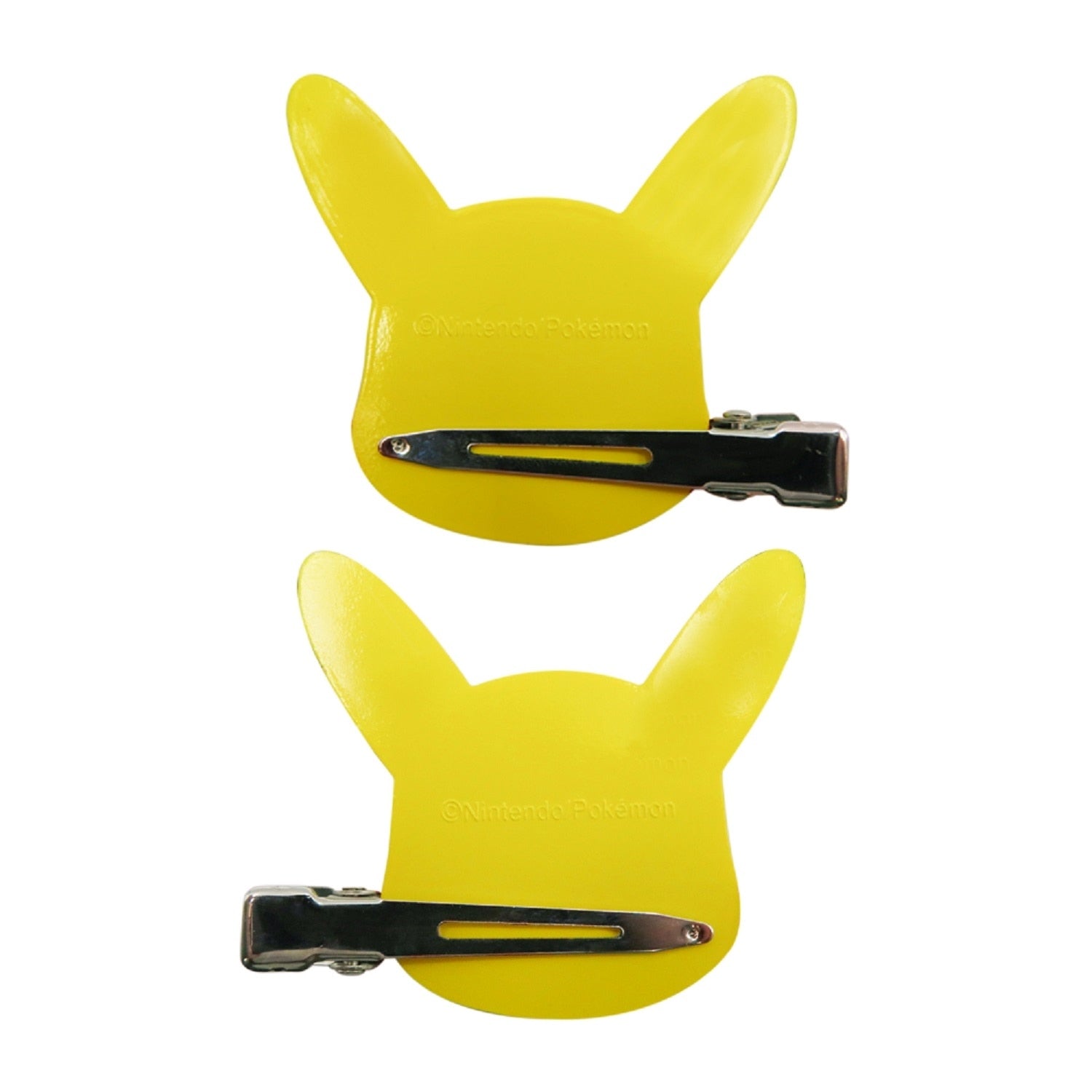 Authentic Japanese Pikachu hair clip with detailed Pikachu face, sourced from Japan