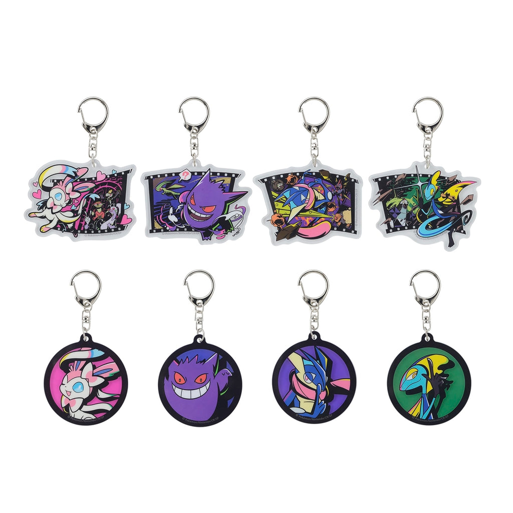Pokemon Midnight Agent keychain with acrylic figure from Japan