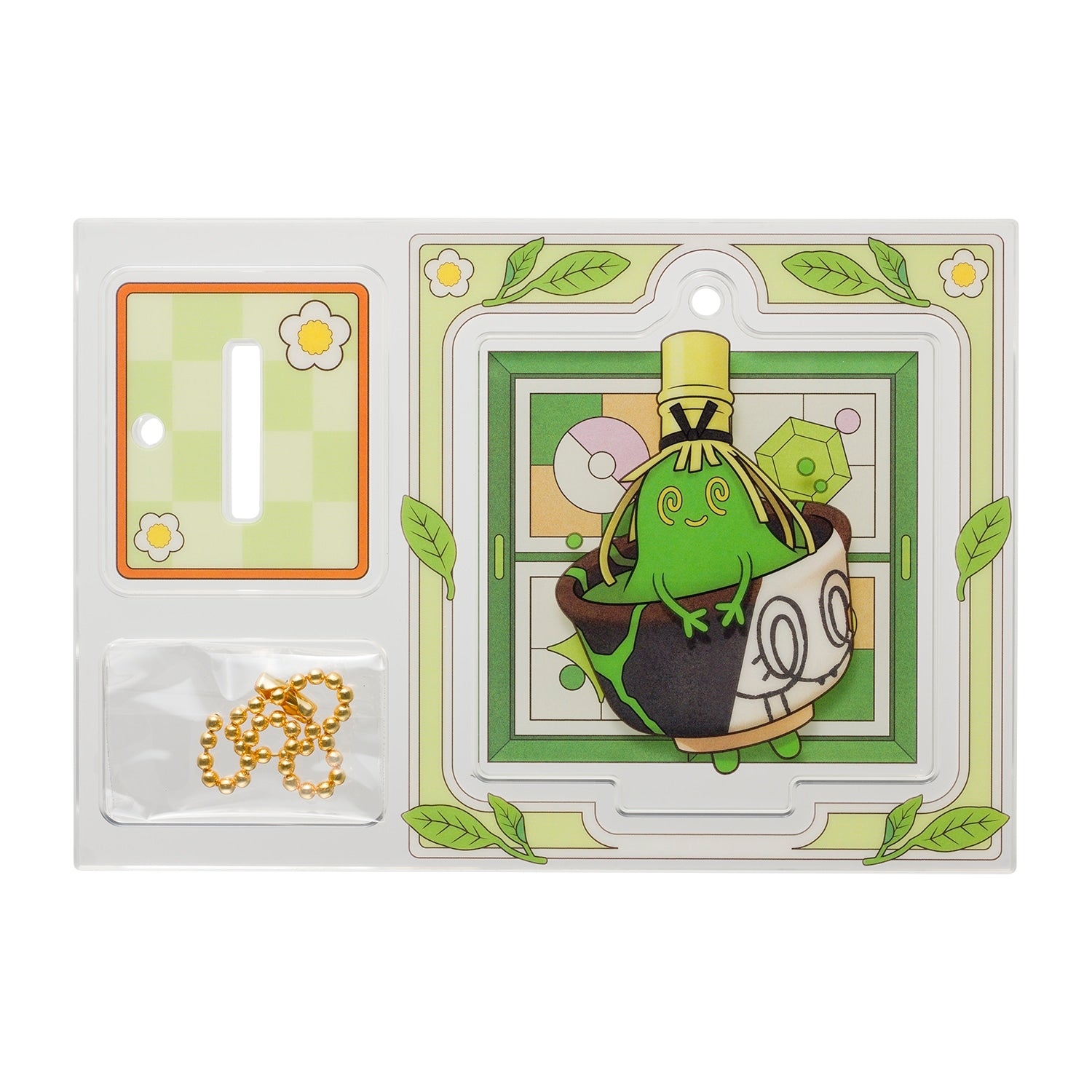 Acrylic charm collection with stand Cafe Chades BOX