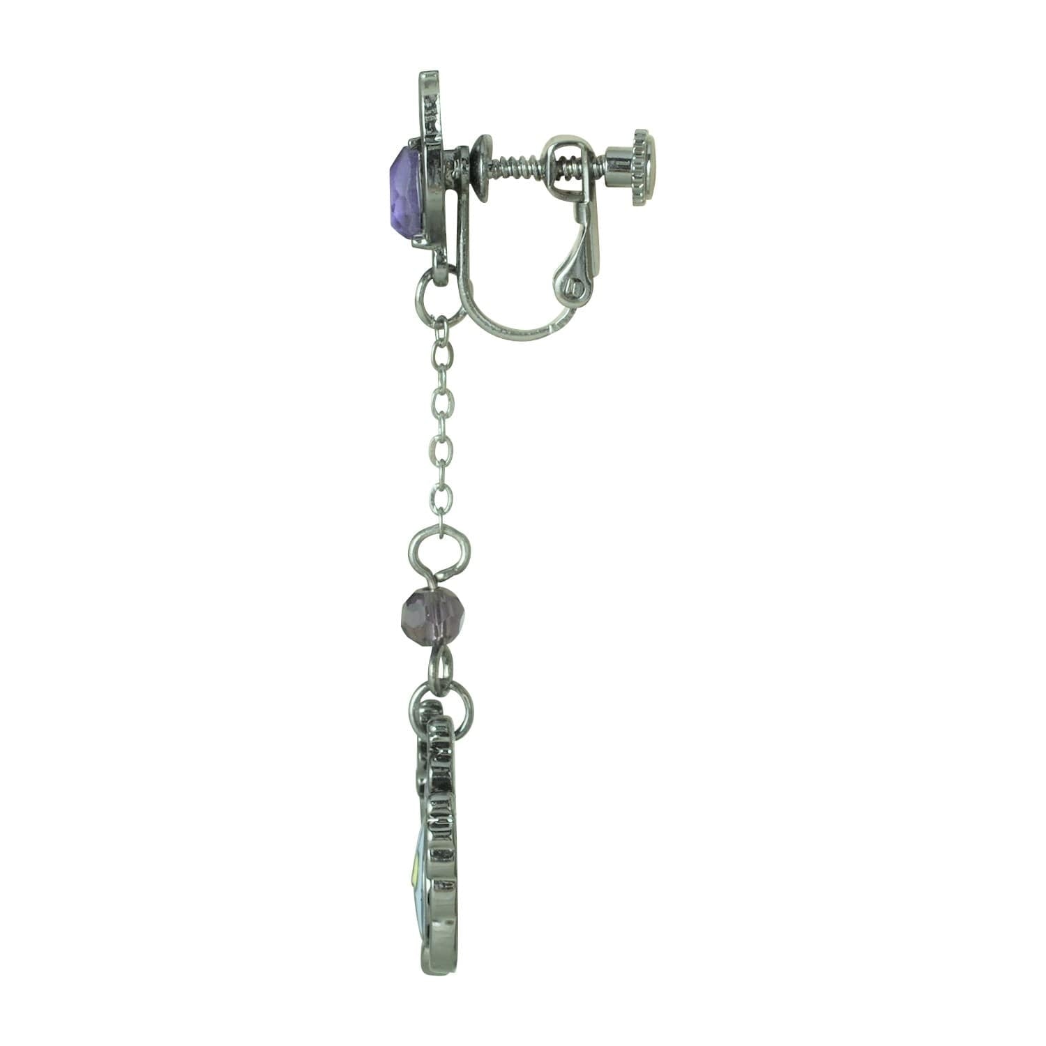 Close-up of Pokémon earrings with detailed Chandelier design, made in Japan