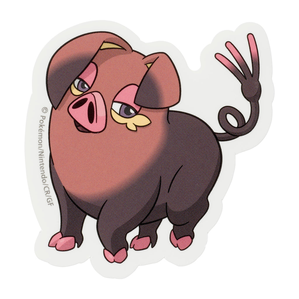 Pokemon Sticker Perfuton from Japan, featuring Oinkologne with colorful details