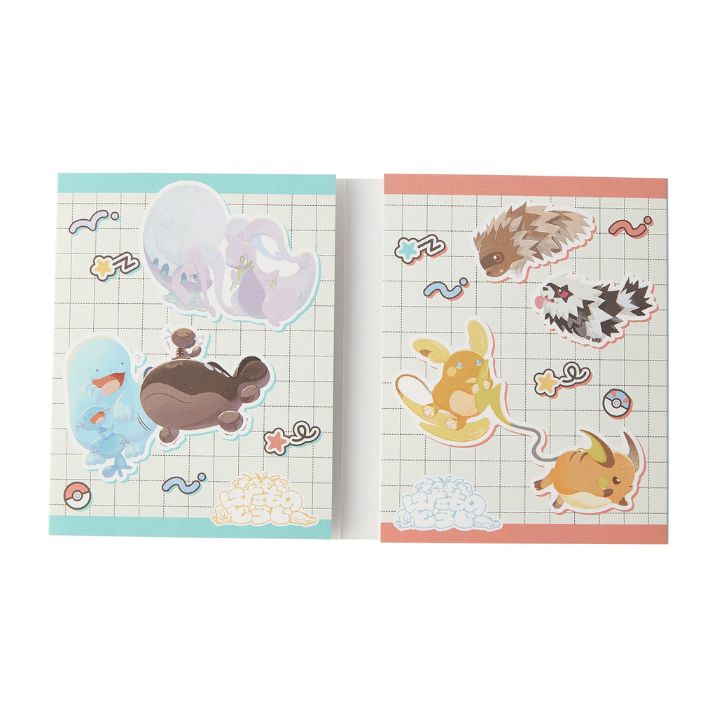 Japanese Pokemon sticky set collectible with featured character from Japan