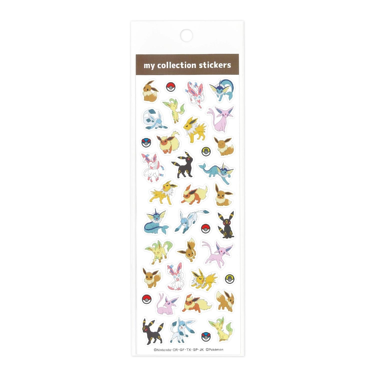 My collection sticker/Eevee and its evolution